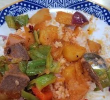 Beef and Potato Rice Bowl