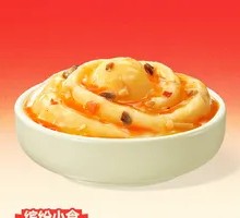 Red Oil Drizzled Mashed Potatoes