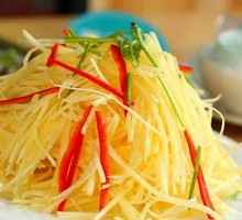 Potato and Pork Fried Rice