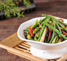 Eggplant and Green Bean Stir-Fry