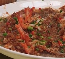 Garlic Shrimp with Rice Noodles