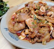 Cold-mixed pig's head meat