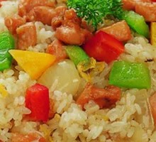 Lean Meat Fried Rice