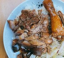 Pork Shank with Chicken Leg