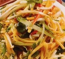 Cold-mixed Enoki Mushrooms