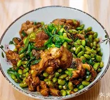 Chicken with Edamame