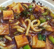 Spicy Crab Cakes Stir-Fried Noodles