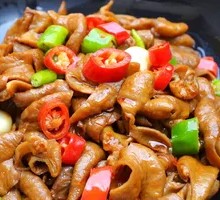 Spicy Pork Intestines Stir-fry