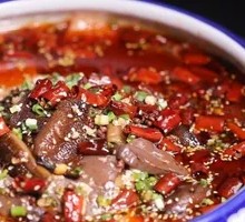 Spicy Sichuan Blood Duck Hot Pot