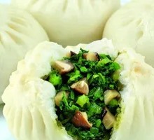 Bok Choy and Mushroom Dumplings