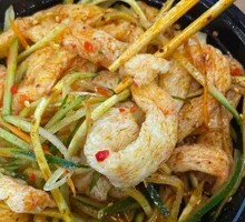 Sweet and Sour Spicy Wheat Gluten Noodles