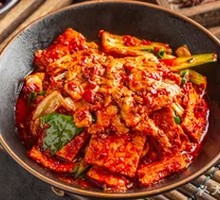 酱香鸡肉炒馕