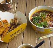 Wolf Tooth Potatoes and Sour Spicy Noodles