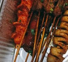 Grilled Large Wheat Gluten Skewers
