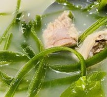 Duck Frame and Kelp Soup