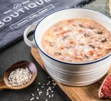 Tomato Beef Rice Porridge