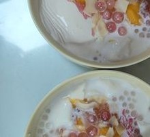 Mango Coconut Tofu Pudding