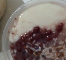 Sweet Rice Wine Red Bean Tofu Pudding