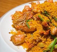 Prawn Stir-fry in Batter