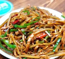 Potato and Pork Fried Rice