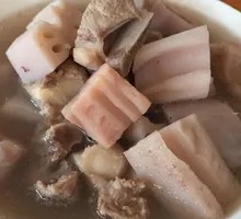 Braised Pork Ribs with Lotus Root