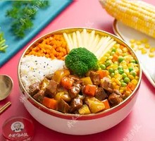 Black Pepper Beef Rice