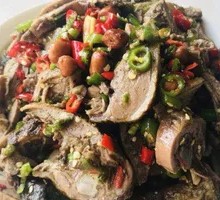 Green Pepper Sesame Oil Duck