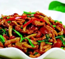 Celery Tofu Skin with Pork Strips