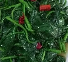 Stir-fried Sweet Potato Leaves