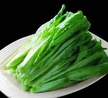 Garlic-dressed Pea Shoots
