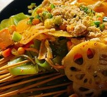 Peanut Skewers