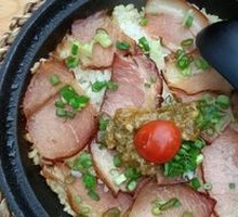 Preserved Meat and Potato Rice