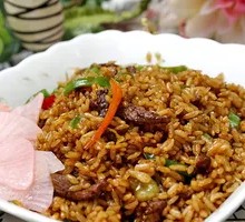 Green Pepper Beef Fried Rice