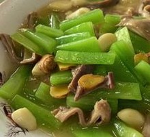Wild Mushroom Stewed Pork Intestine Strips