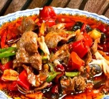 Scallion Stir-fried Beef Liver