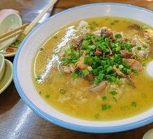 松茸土鸡汤捞饭