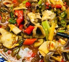 Sour Spicy Chicken Offal Stir-fry