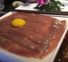 Sliced Pork Kidney with Big Knife