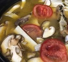 Mushroom Soup with Old Duck