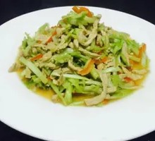 Shredded Pork with Leek Greens