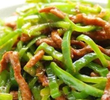 Green Pepper Shredded Pork Rice