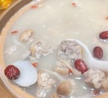 Bamboo Shoot and Pork Trotter Soup with Chinese Yam