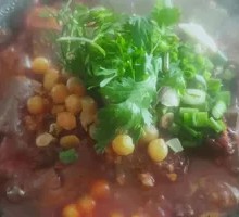 Pot Beef Blood Duck