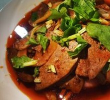 Cold-mixed pig liver