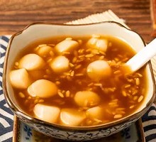 Brown Sugar Egg Tofu in Fermented Rice Wine