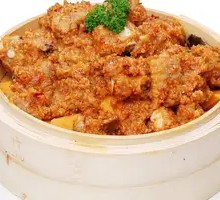 Steamed Pork Rib Noodles with Rice Flour