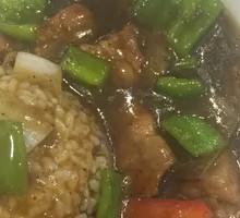 Black Pepper Beef Rice Bowl