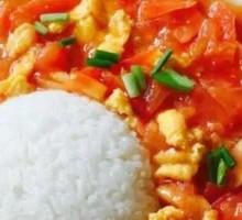 Tomato and Egg Rice Bowl