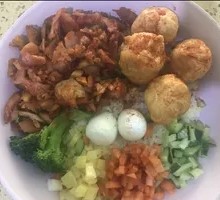 Fish Ball and Grilled Meat Combo