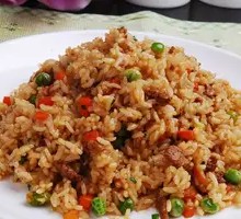 Potato and Pork Fried Rice